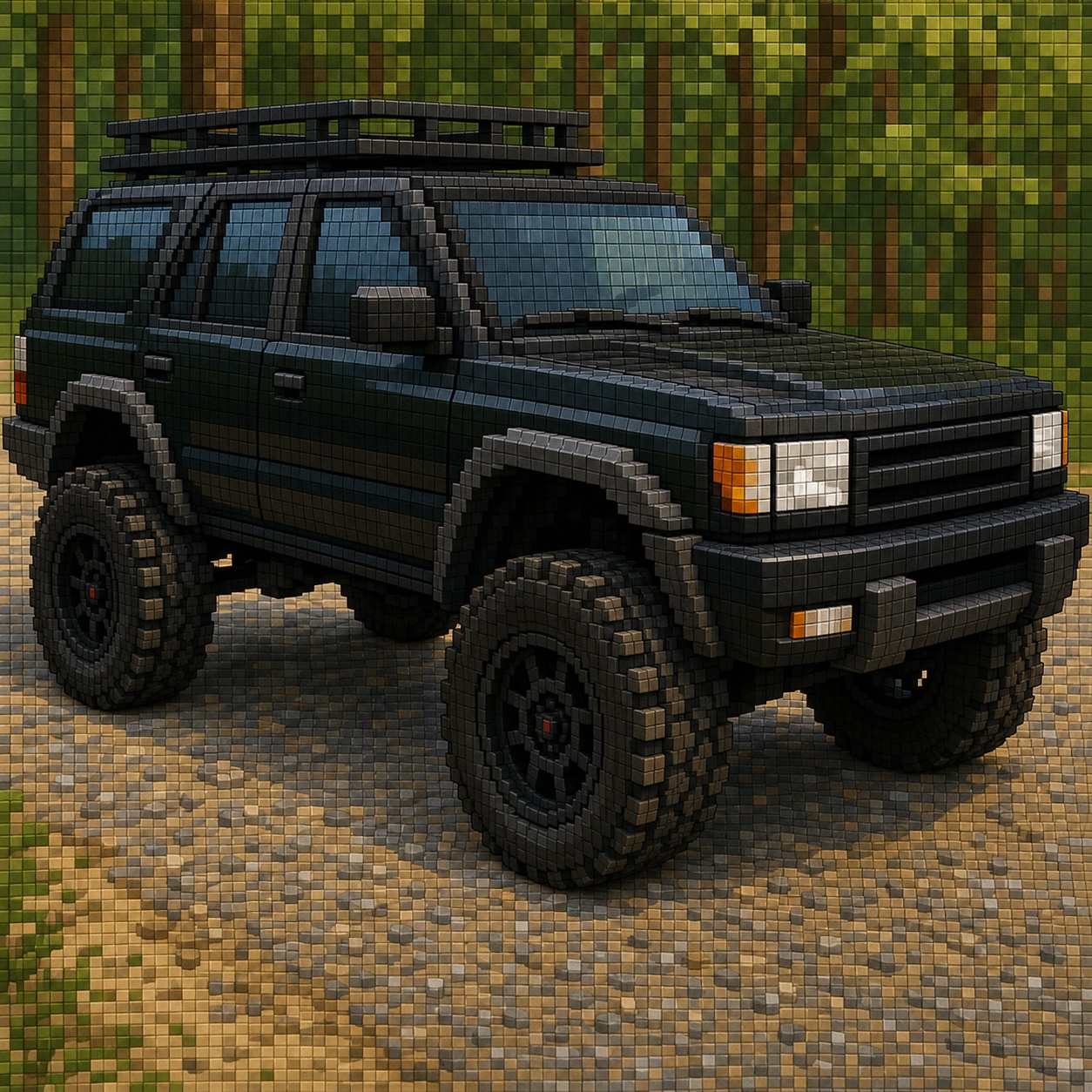 The 4Runner at the canyon-mouth trail lot