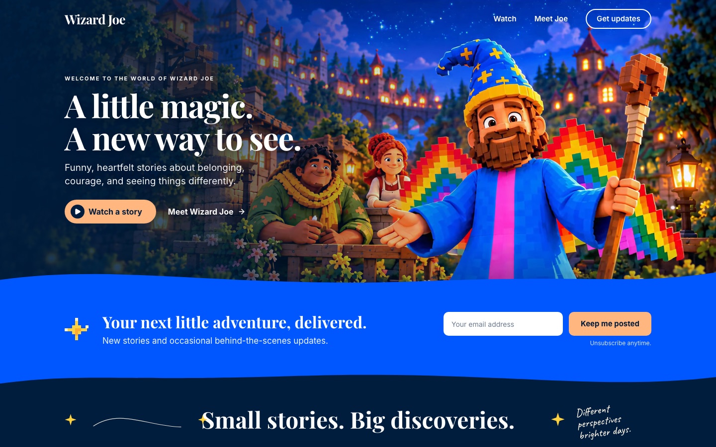 wizardjoe.com home page